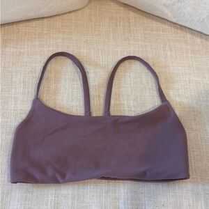 Lululemon Wunder Train Strappy Racer Bra; Size 8; Barely Worn; Purple